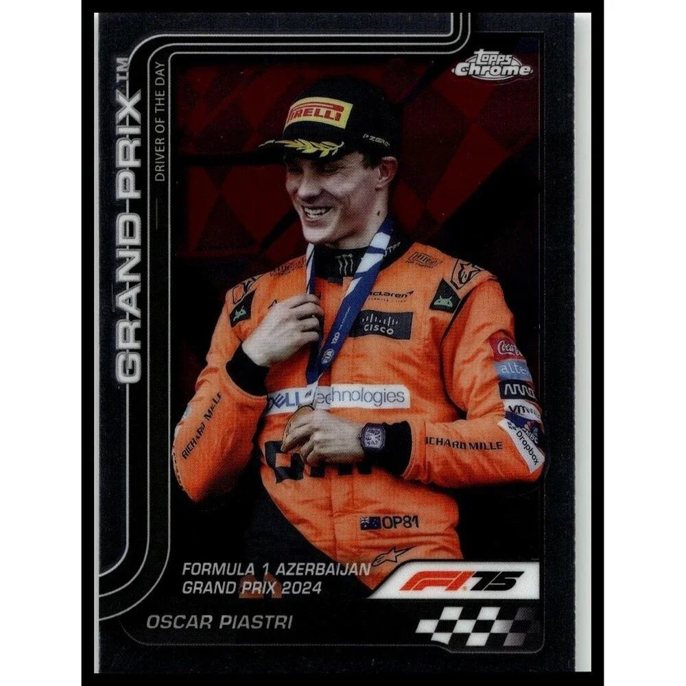 2025 Topps Chrome Formula 1 Oscar Piastri #138 McLaren F1
